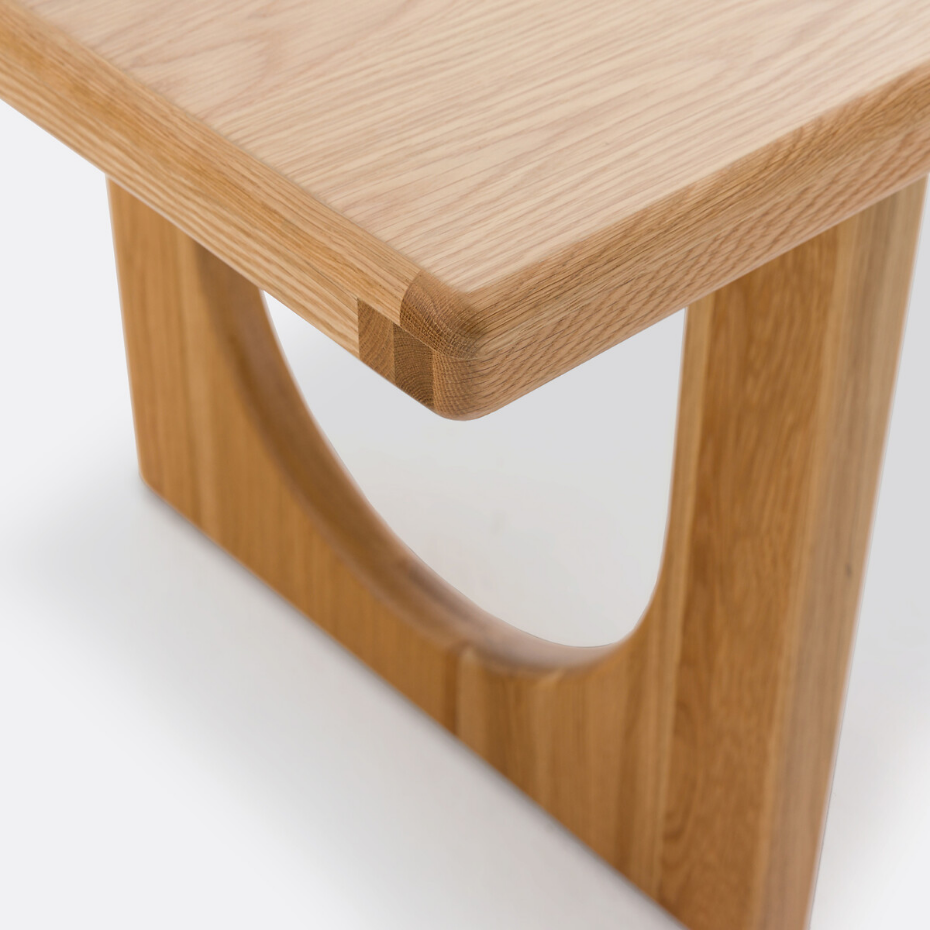 Table à manger, rectangulaire, chêne et plaqué, 6 à 8 couverts, DOUVE