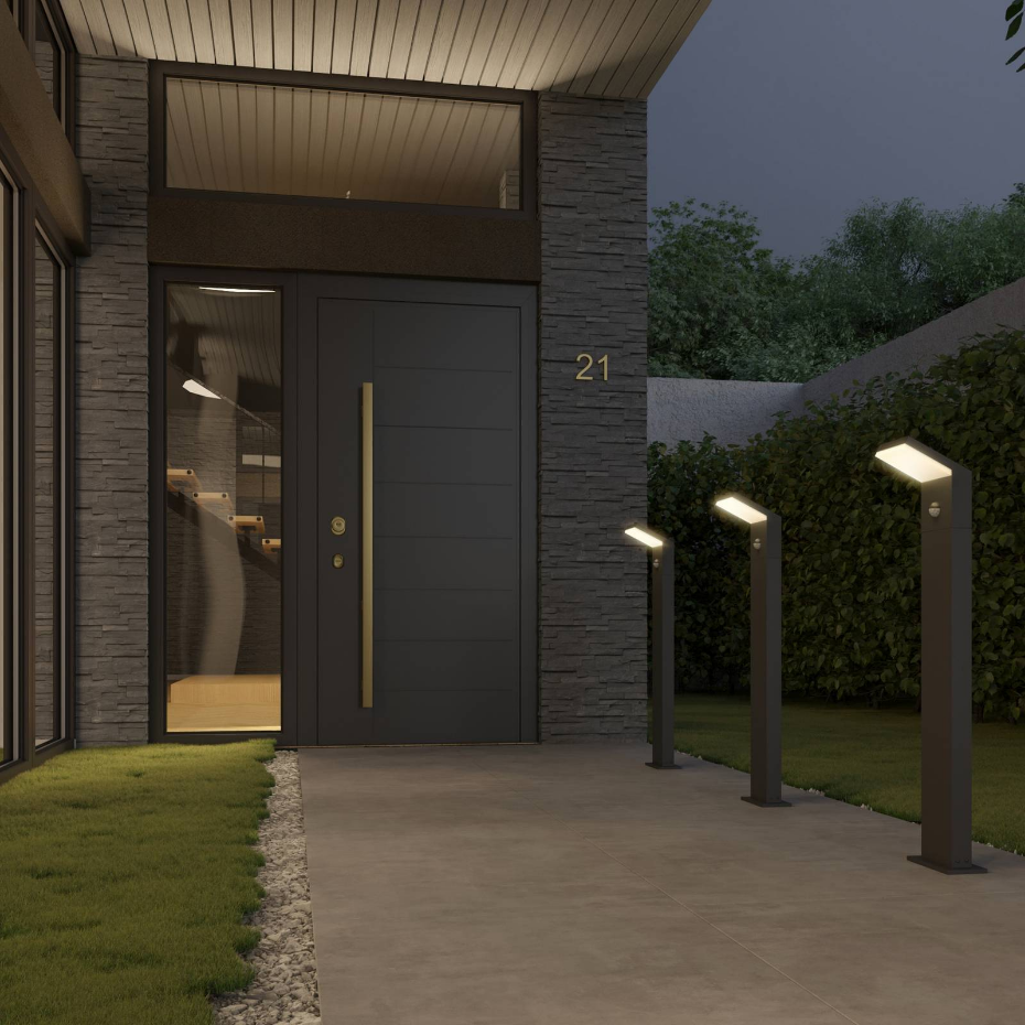 Luminaire extérieur en aluminium moderneLED