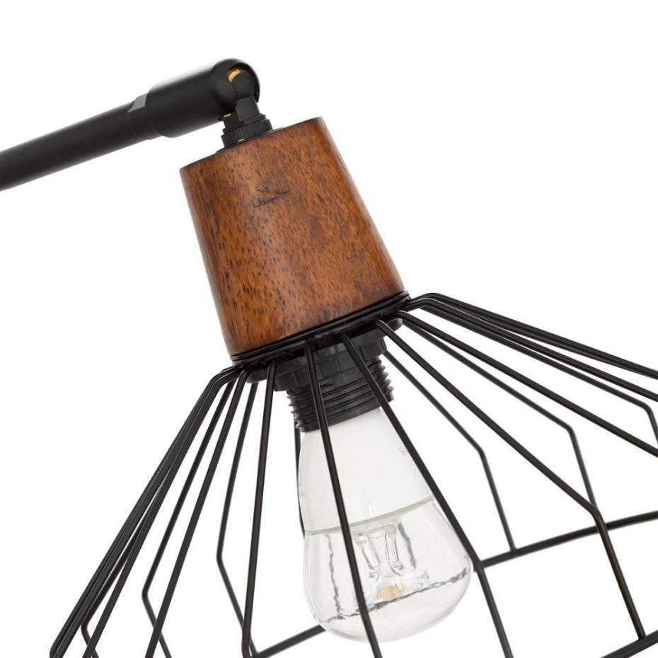 Lampe droite Café caramel H47