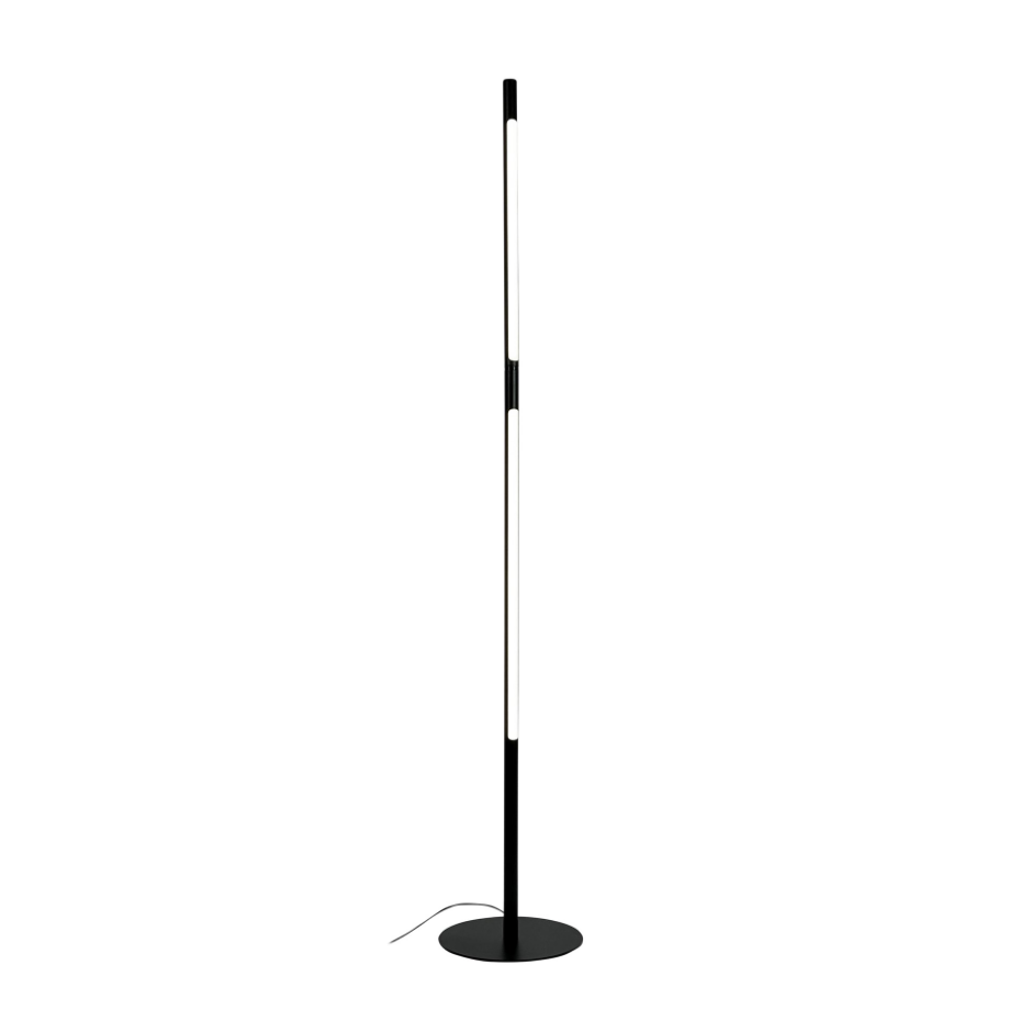Lampadaire en métal noir Vagner