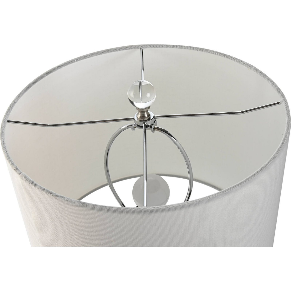 Lampe de table en grès rond Moderno