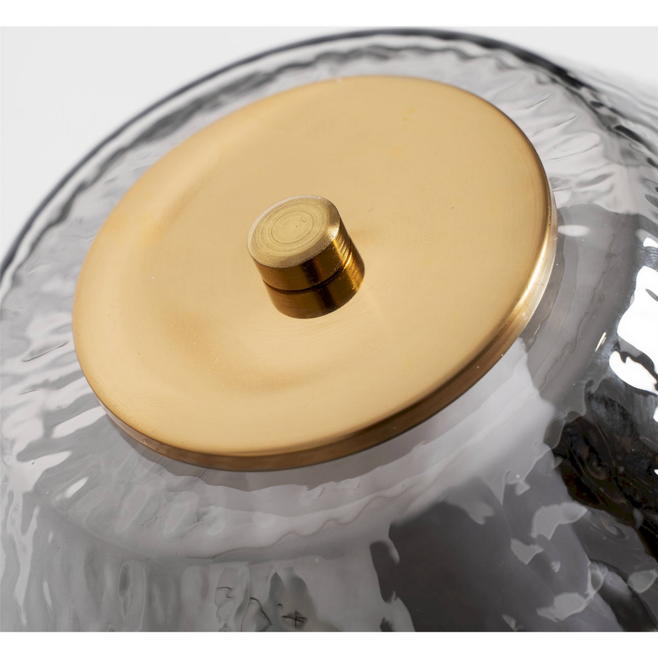 Lampe de salon vintage en cristal translucide