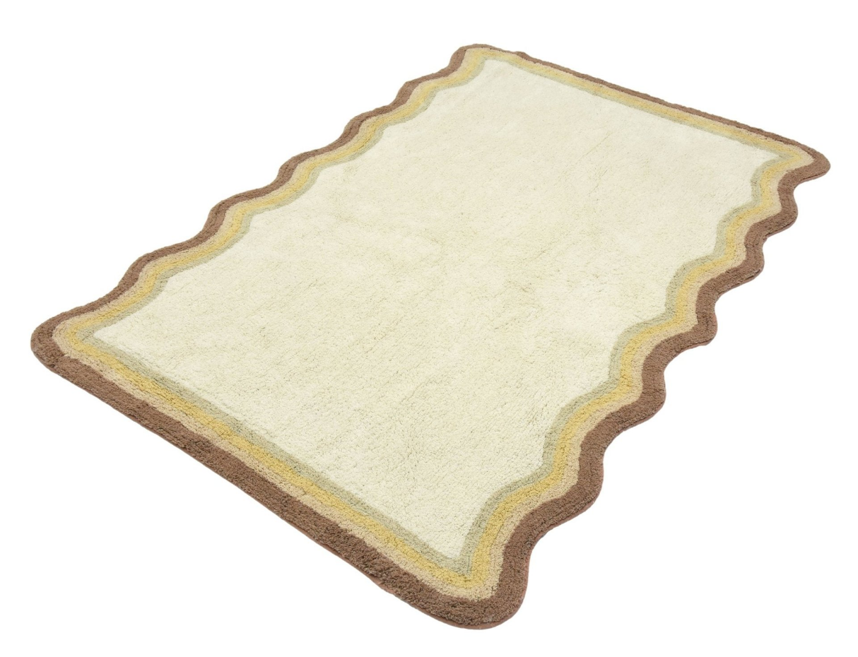 Tapis enfant en coton BISCUIT