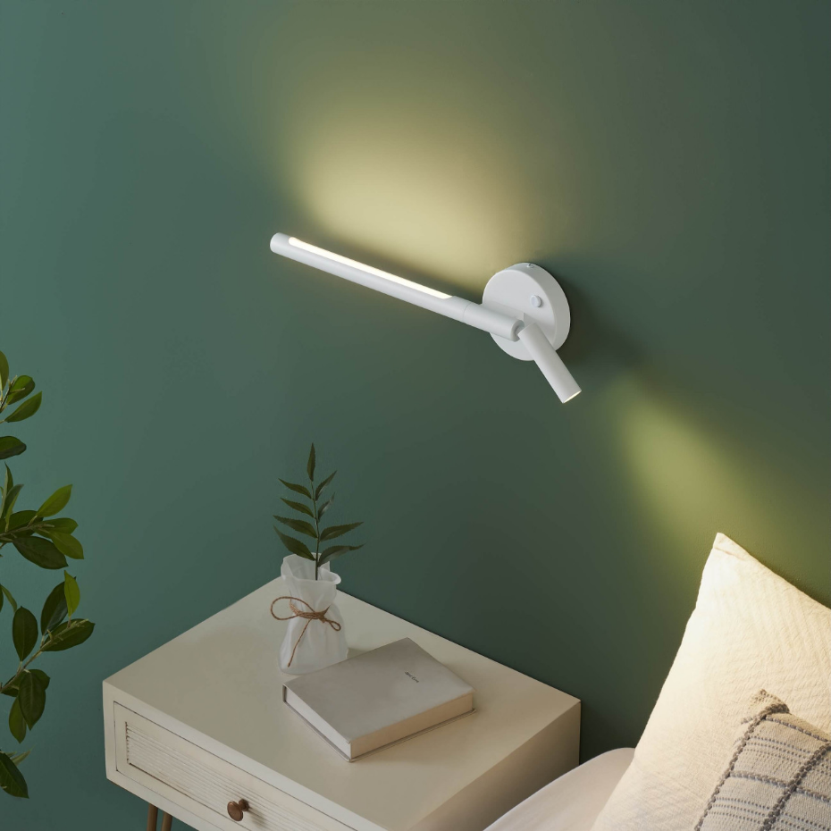 Applique LED liseuse double faisceau - NOXEA