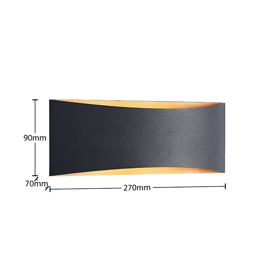 Applique en aluminium moderneLED, Jelle