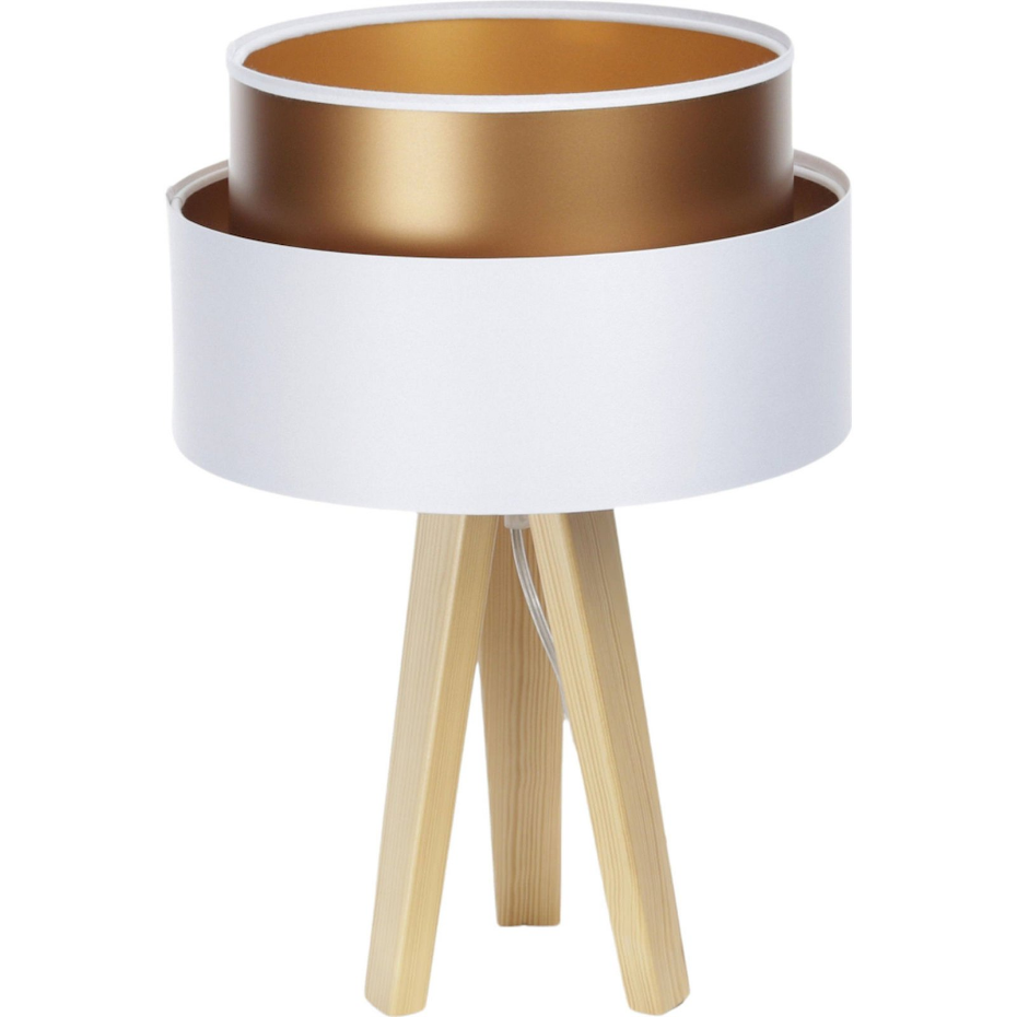 Lampe à poser ronde en PVC Duo ellegant