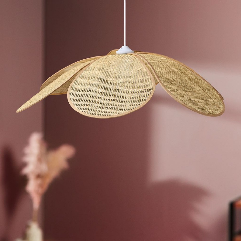 Suspension Naturelle Beige Diamètre 68