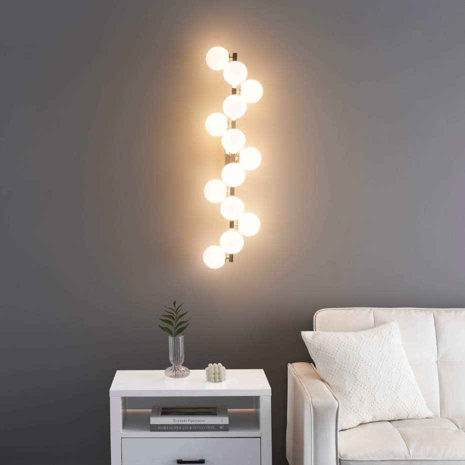 Longue Applique avec 13 Verres – AMBROSIA