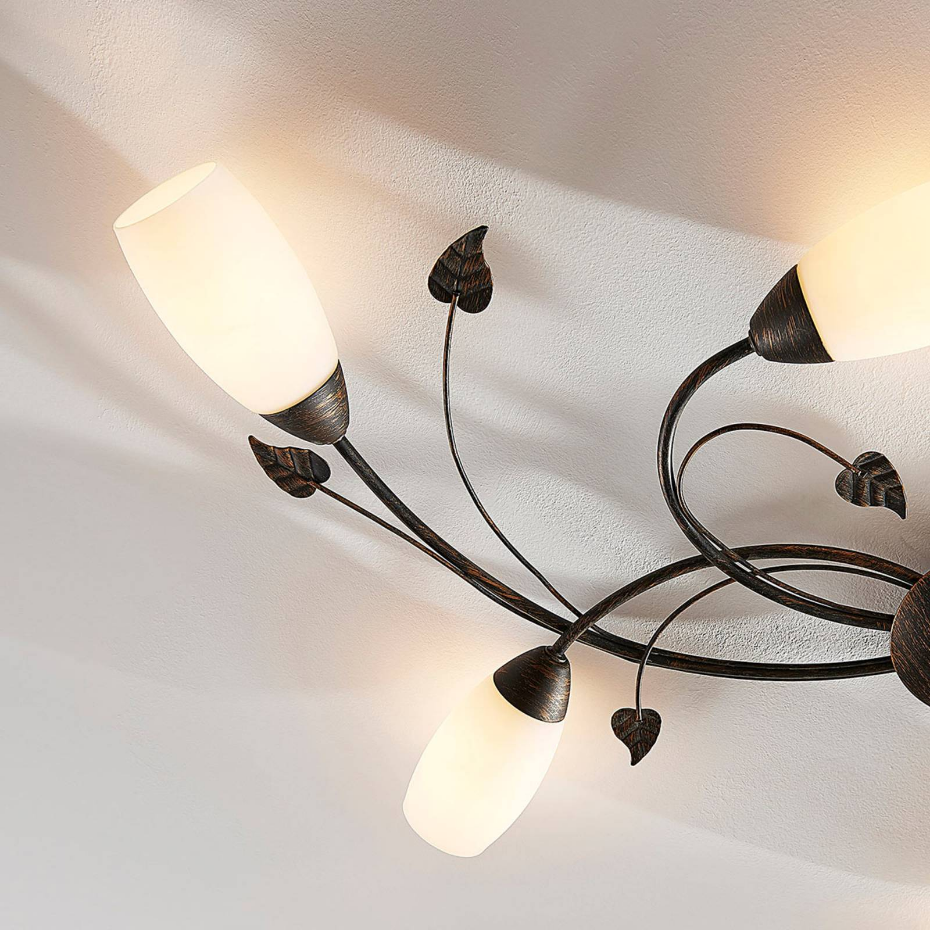 Plafonnier en verre antique, Stefania