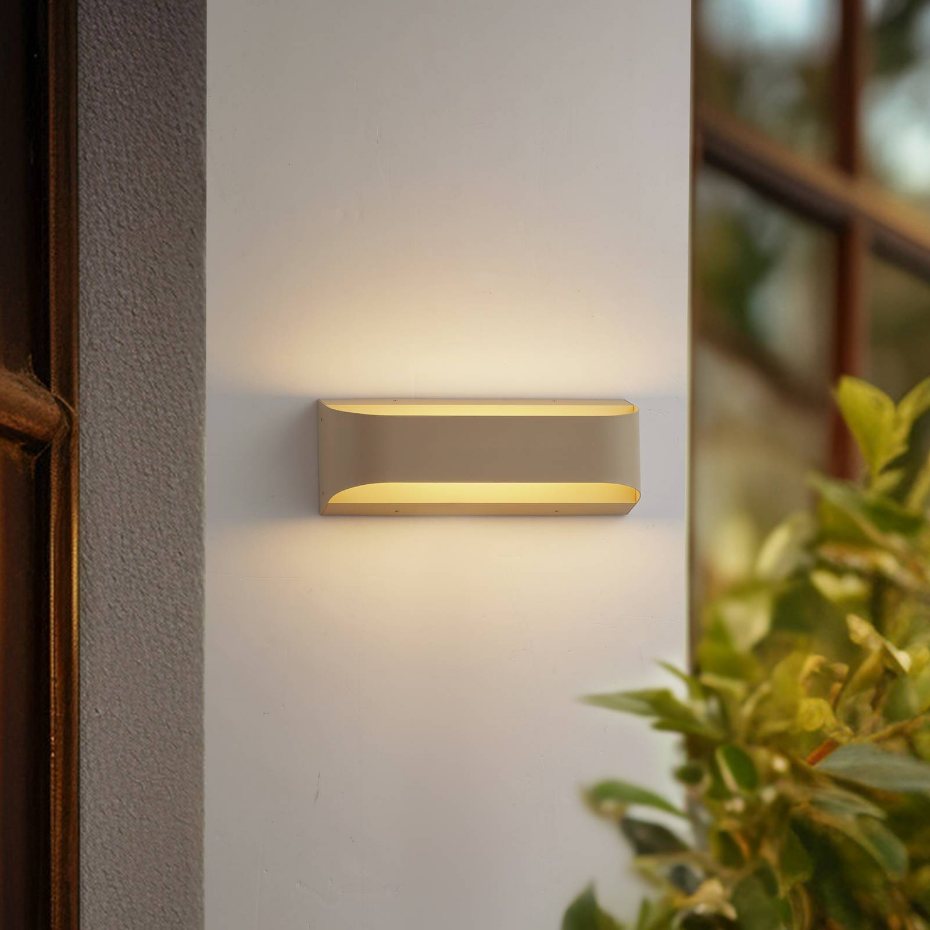 Applique extérieure en aluminium moderneLED