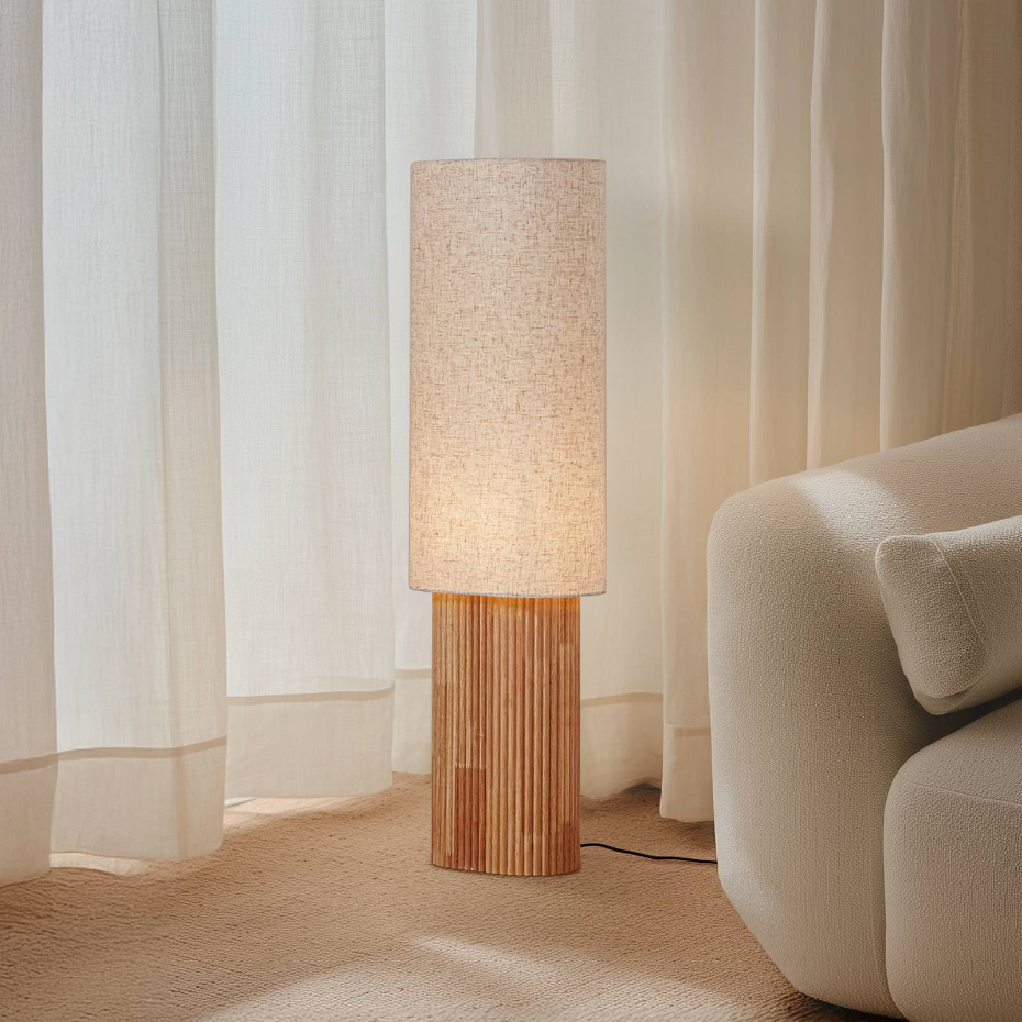 Lampadaire en bois scandinave, Kimiko