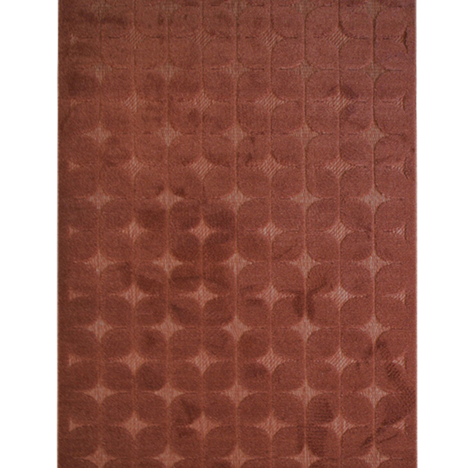 Tapis salon à relief moderne   rosé NEW AGE FIFTIES