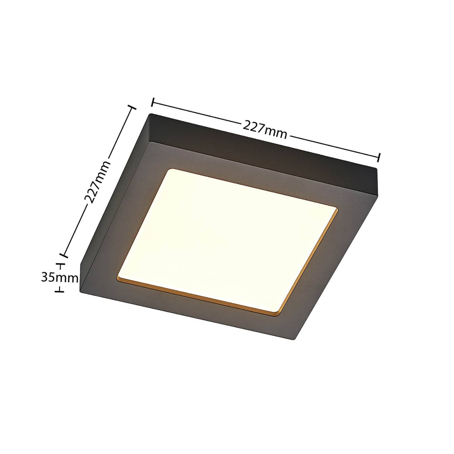 Plafonnier en aluminium moderneLED, Alette
