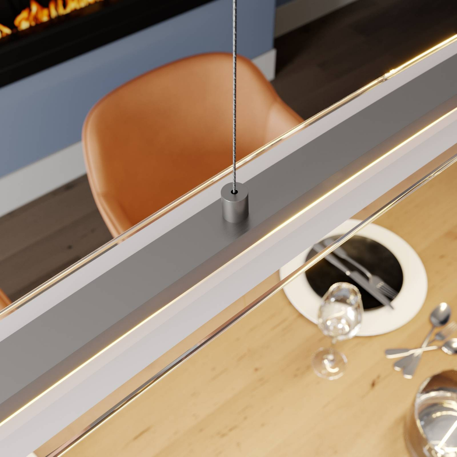 Suspension en verre moderneLED, Manon