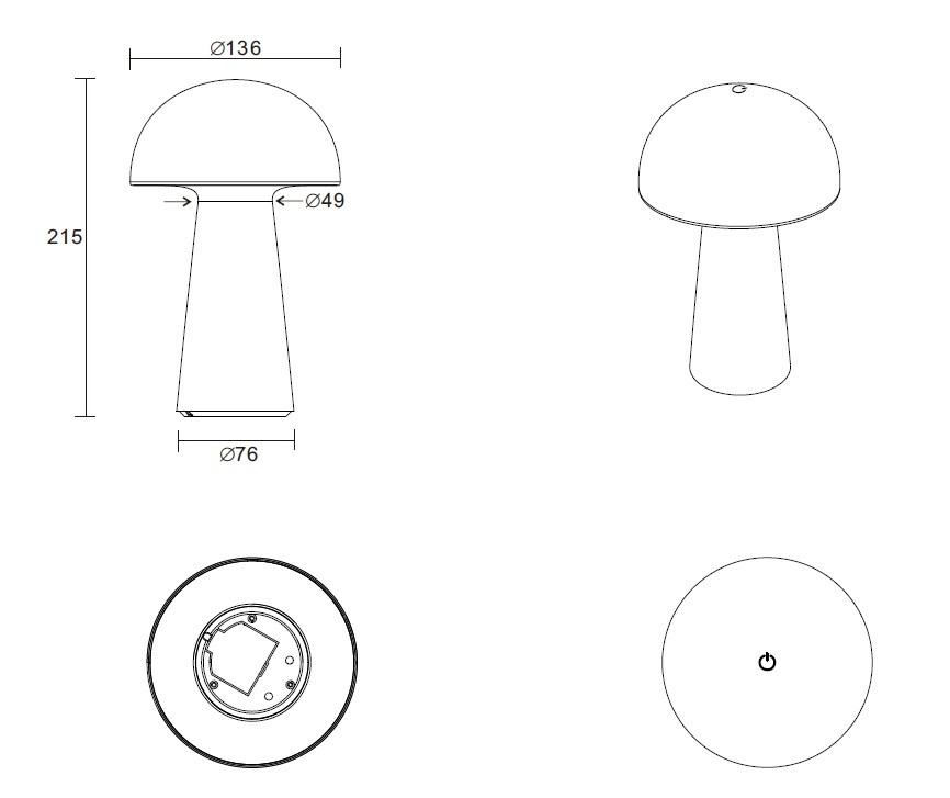 Lampadaire et lampe de jardin, LENNON