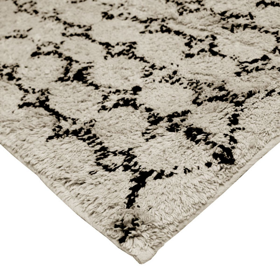 Tapis salon berbère en coton recyclé  BERBERE TRIBAL - style bohème