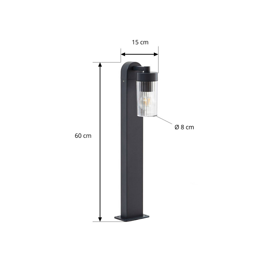 Luminaire extérieur en aluminium moderne