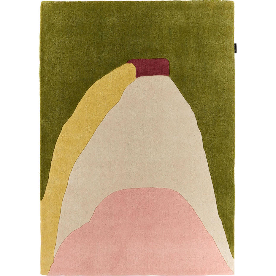 Tapis fait main en laine et coton Pantone