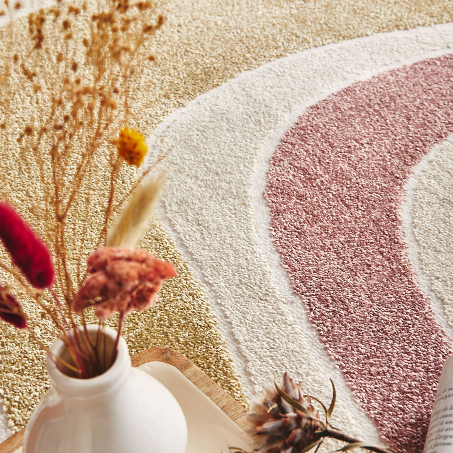 Tapis de salon motifs abstraits MEMPHIS