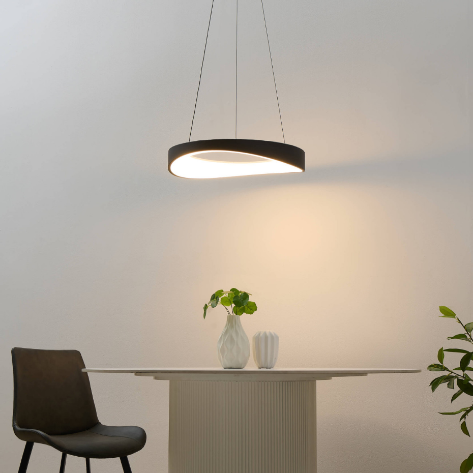 Suspension LED blanche épurée - LINISIA