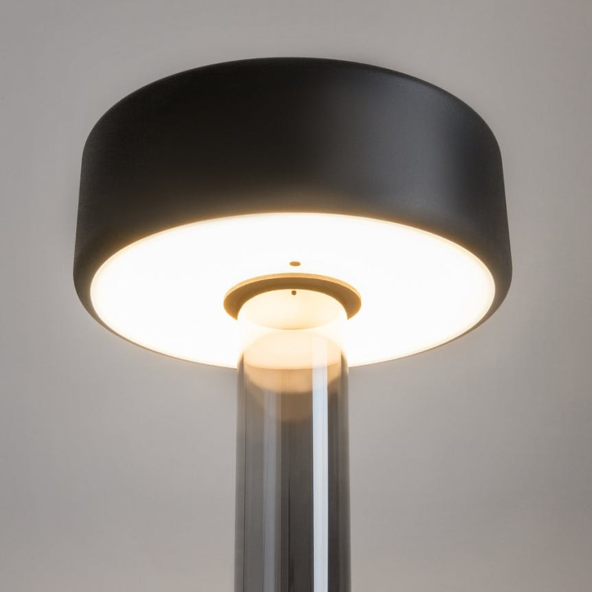 Lampe d'appoint sans fil avec vase ALMA