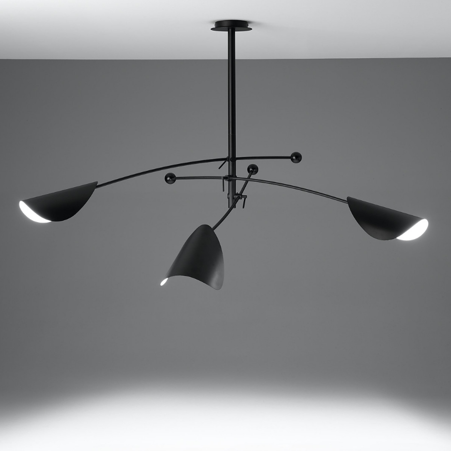 Suspension 3 bras orientables, Funambule