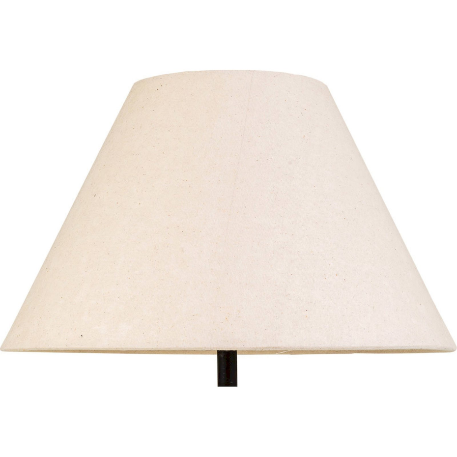 Lampe de table en fer abat-jour forme organique