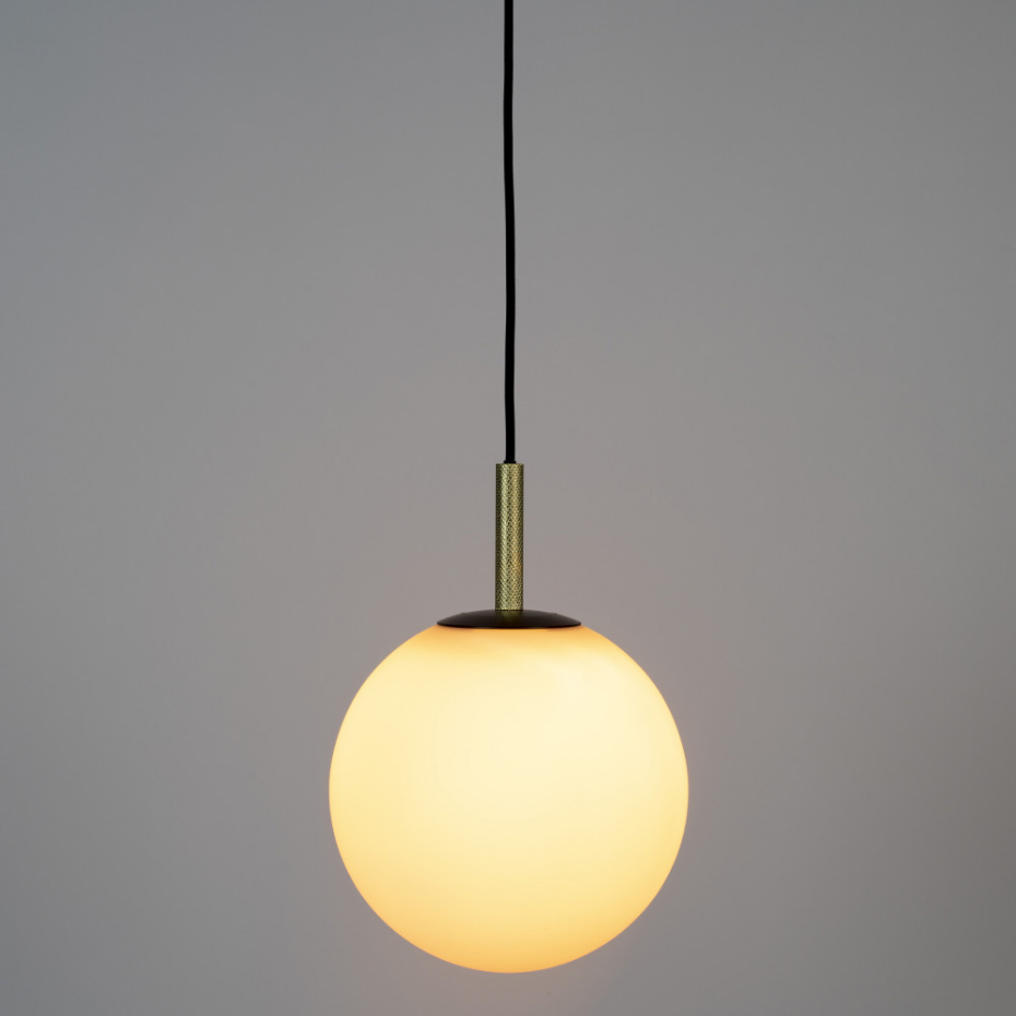 Suspension en marbre et métal ø25cm - Orion
