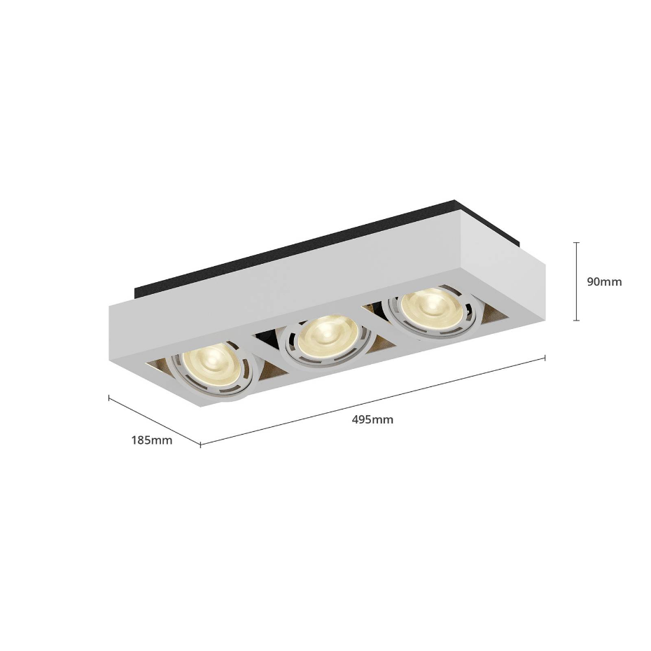 Plafonnier en aluminium moderne, Ronka