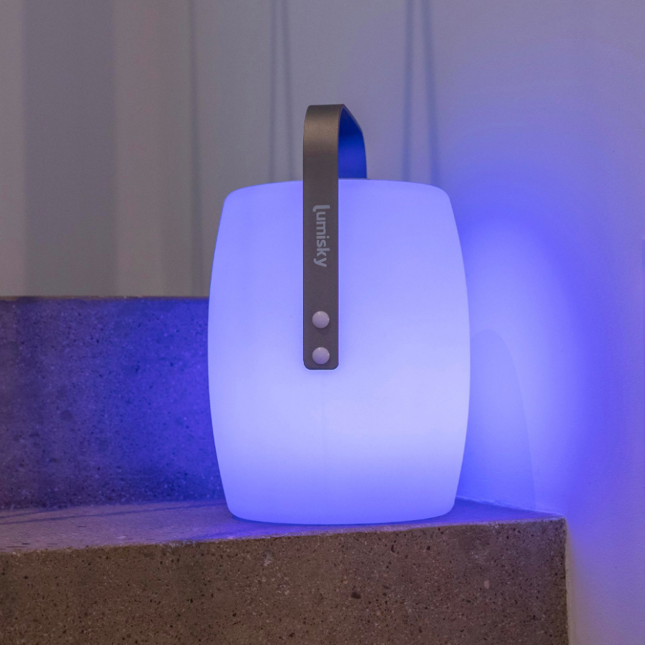 Lampe enceinte bluetooth multicolore LUCY PLAY H31cm