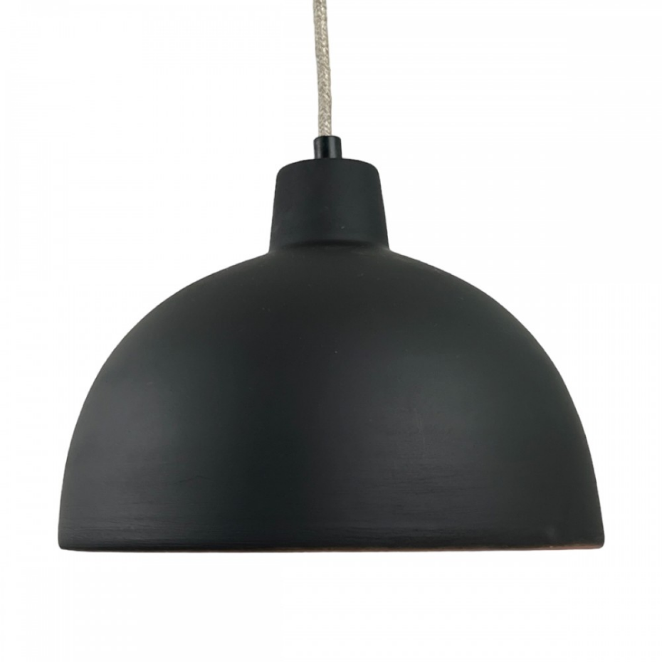 Suspension en terre cuite, CLOCHE LIN