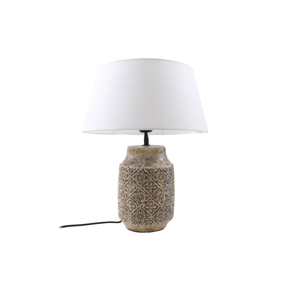 Lampe à poser en textile traditionnelle