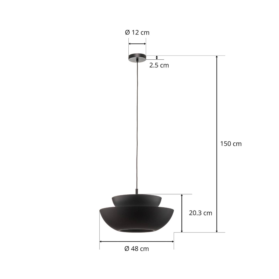 Suspension en métal design, Kellina