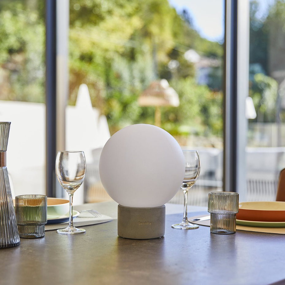 Lampe de table touch béton LED TERRA