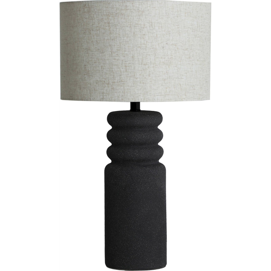 Lampe de table contemporaine en céramique finition texturée