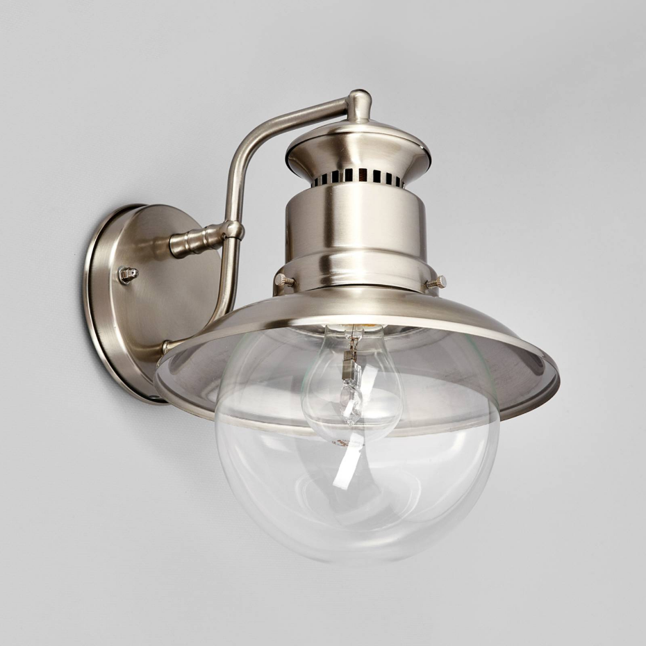 Applique extérieure en inox moderne