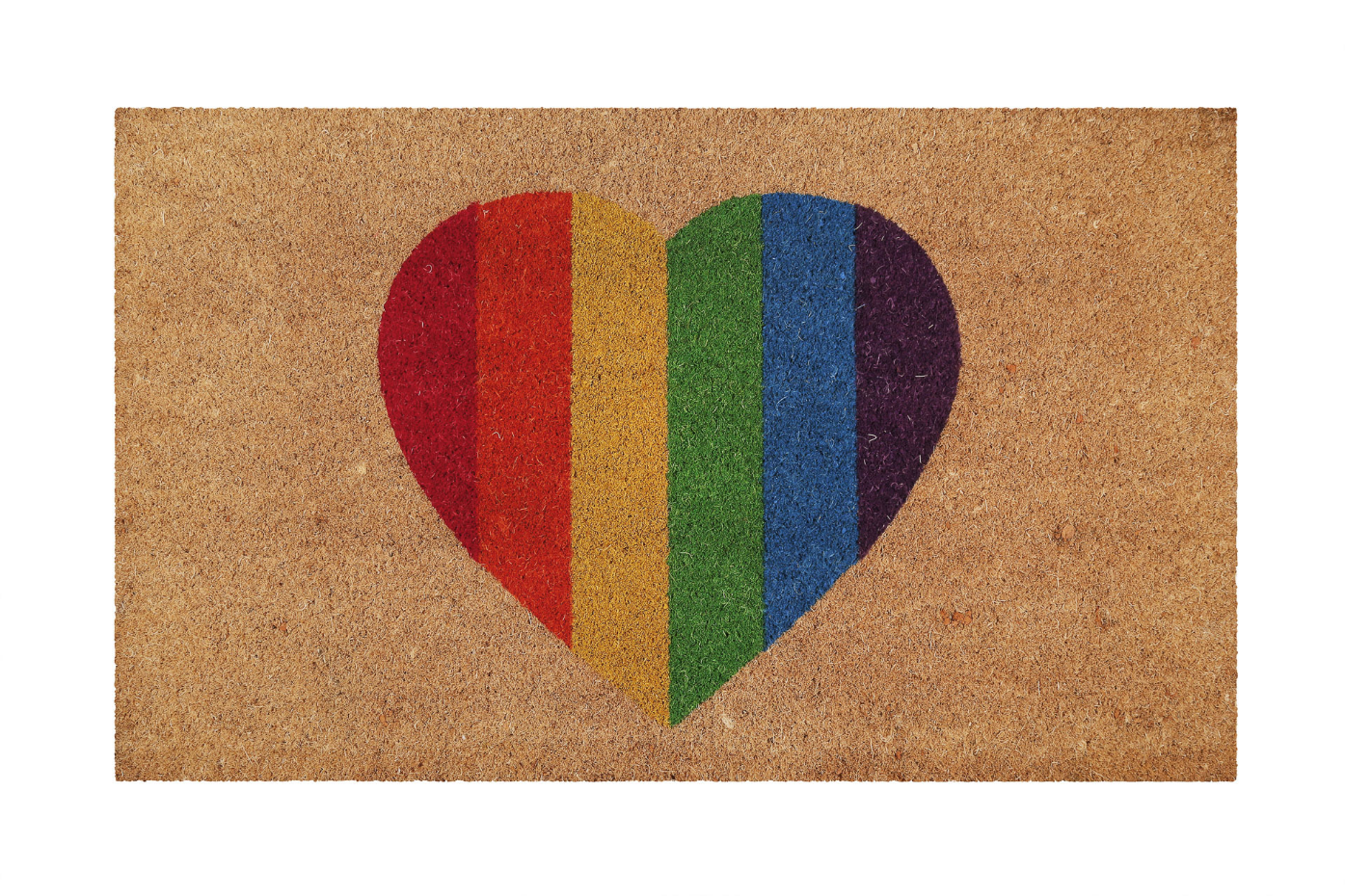 Paillasson motif  coco antidéparant ,  Home Is Where Your Heart Is