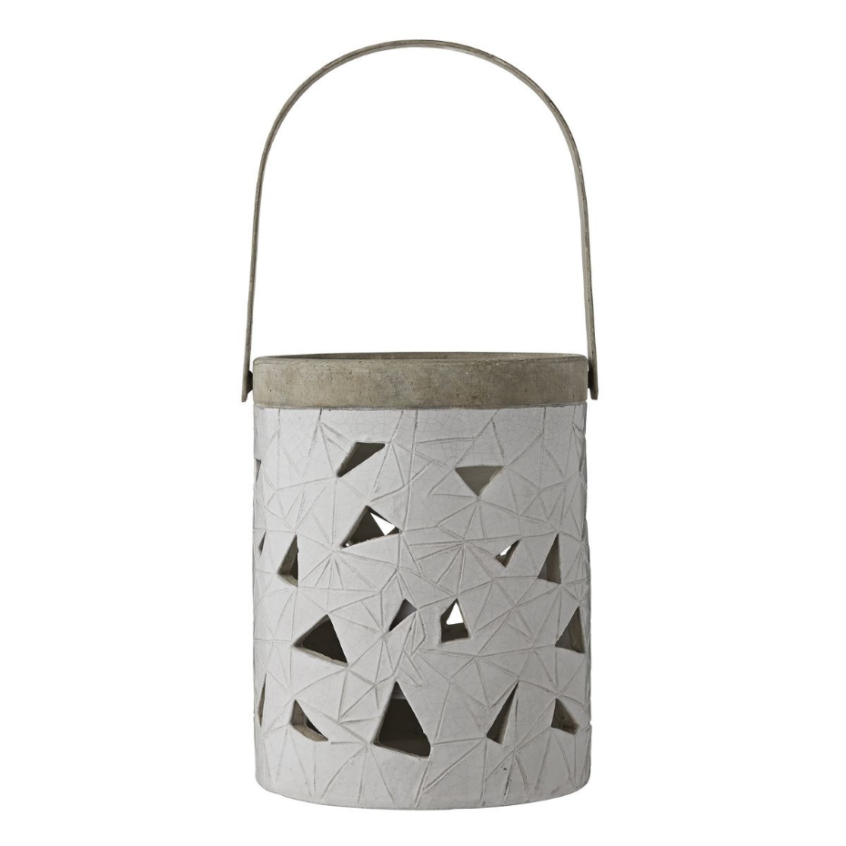 Lanterne en grès gris