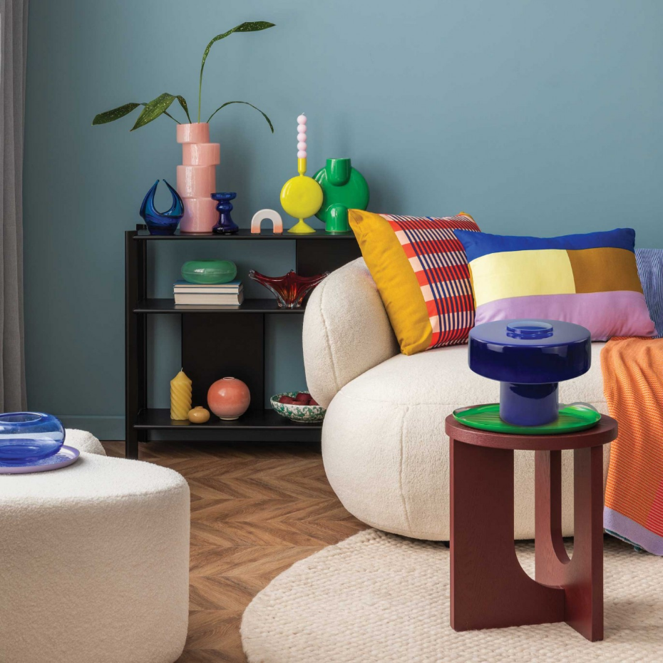 Lampe à poser en verre, FOZA