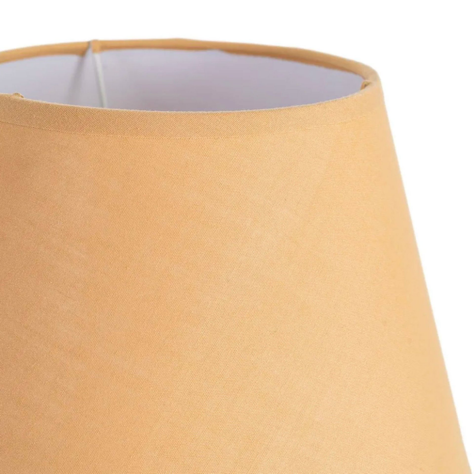 Lampe à poser céramique jaune 22x22x30cm