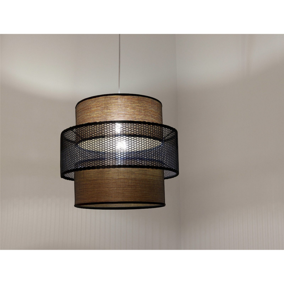 Suspension extérieure en tissu et rotin Doblo
