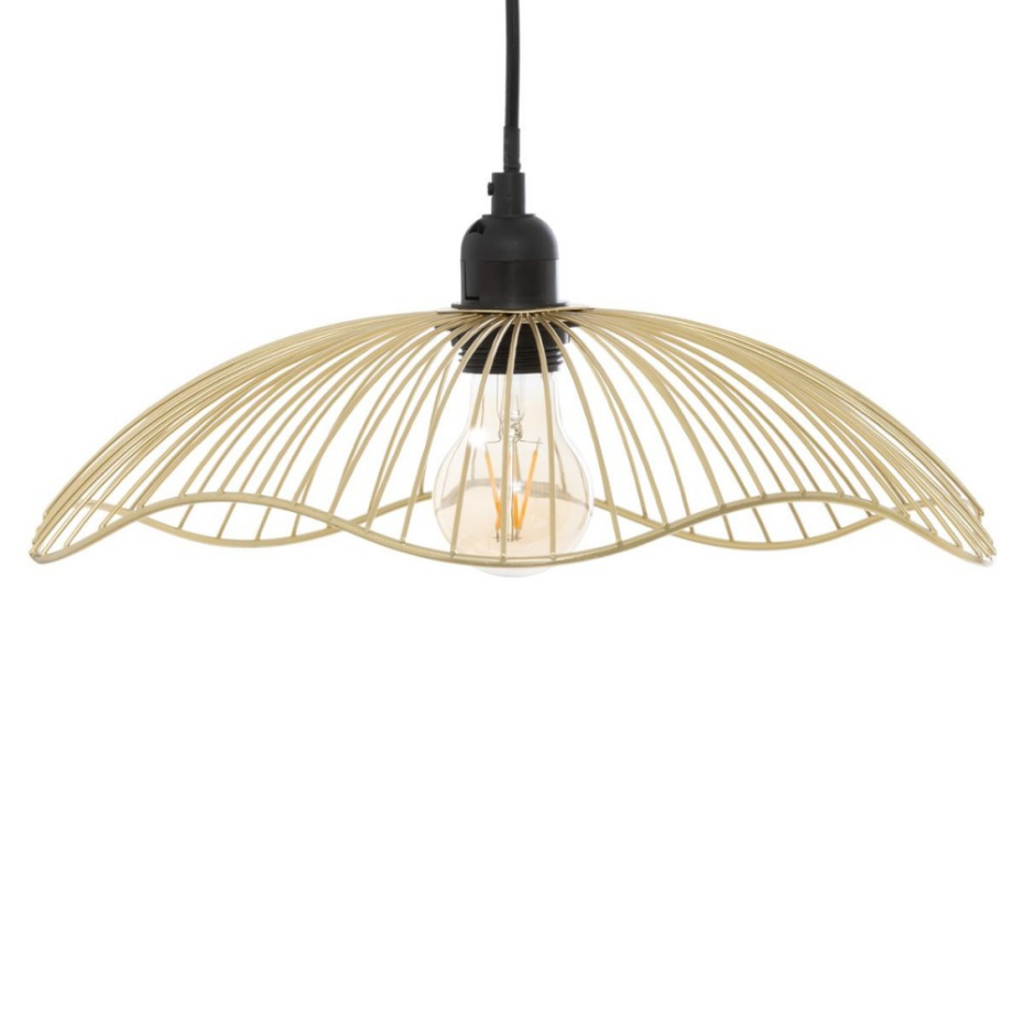 Suspension Métal Filaire Galt Doré D34