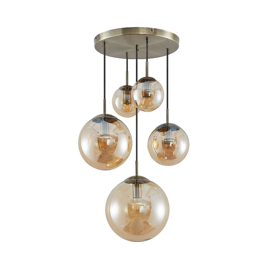 Suspension en verre vintage, Teeja