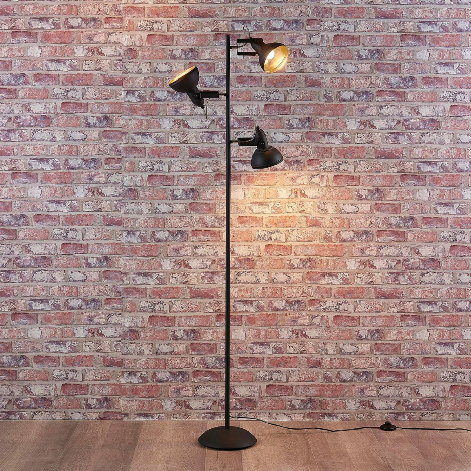 Lampadaire en métal industriel, Lilly
