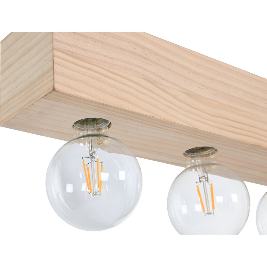 Suspension rectangulaire en bois Urban