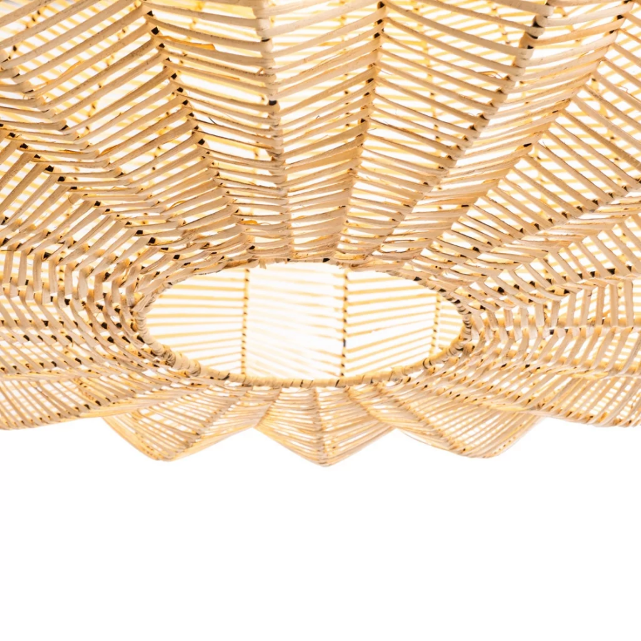 Suspension XL en rotin naturel FRUIT