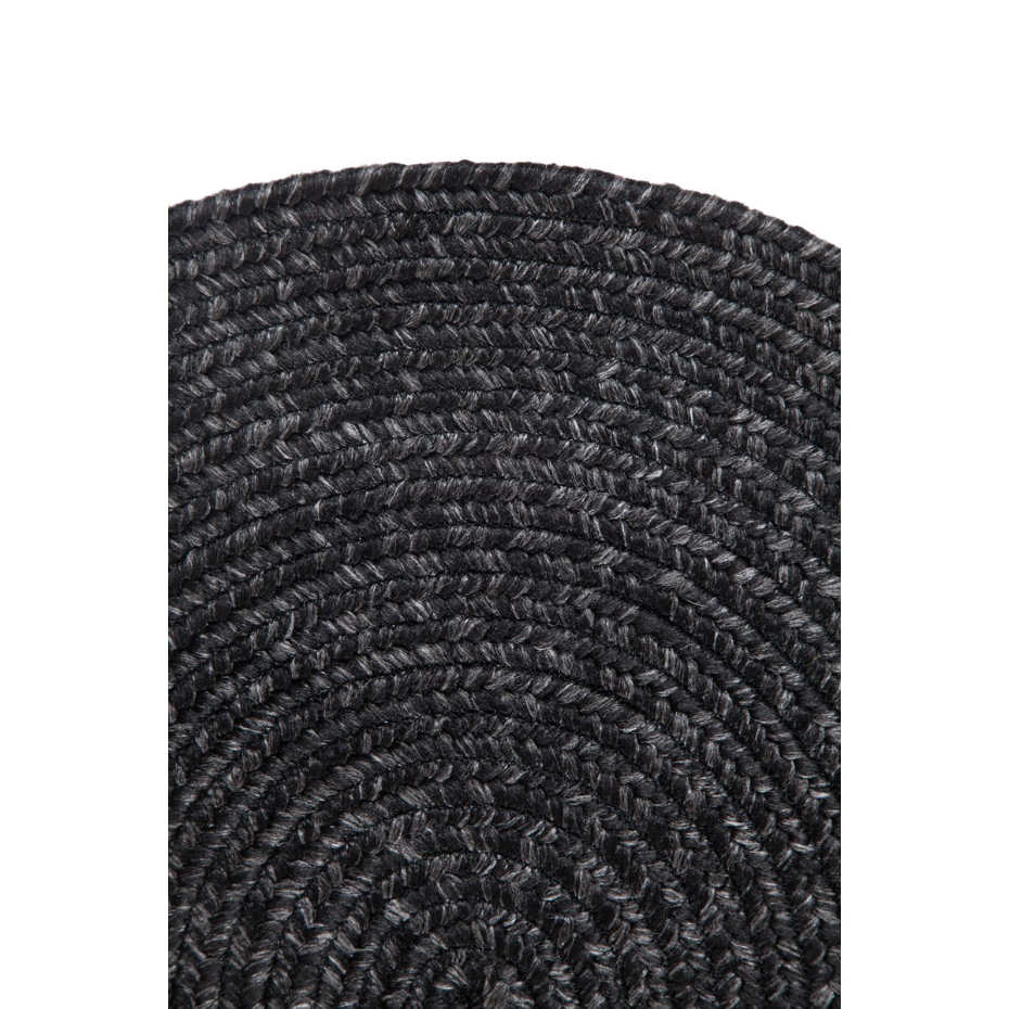 Tapis rond ou oval style jute intérieur extérieur JUTY
