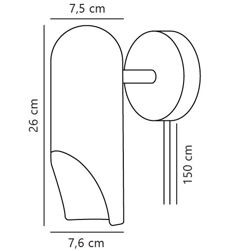 Applique murale ROCHELLE