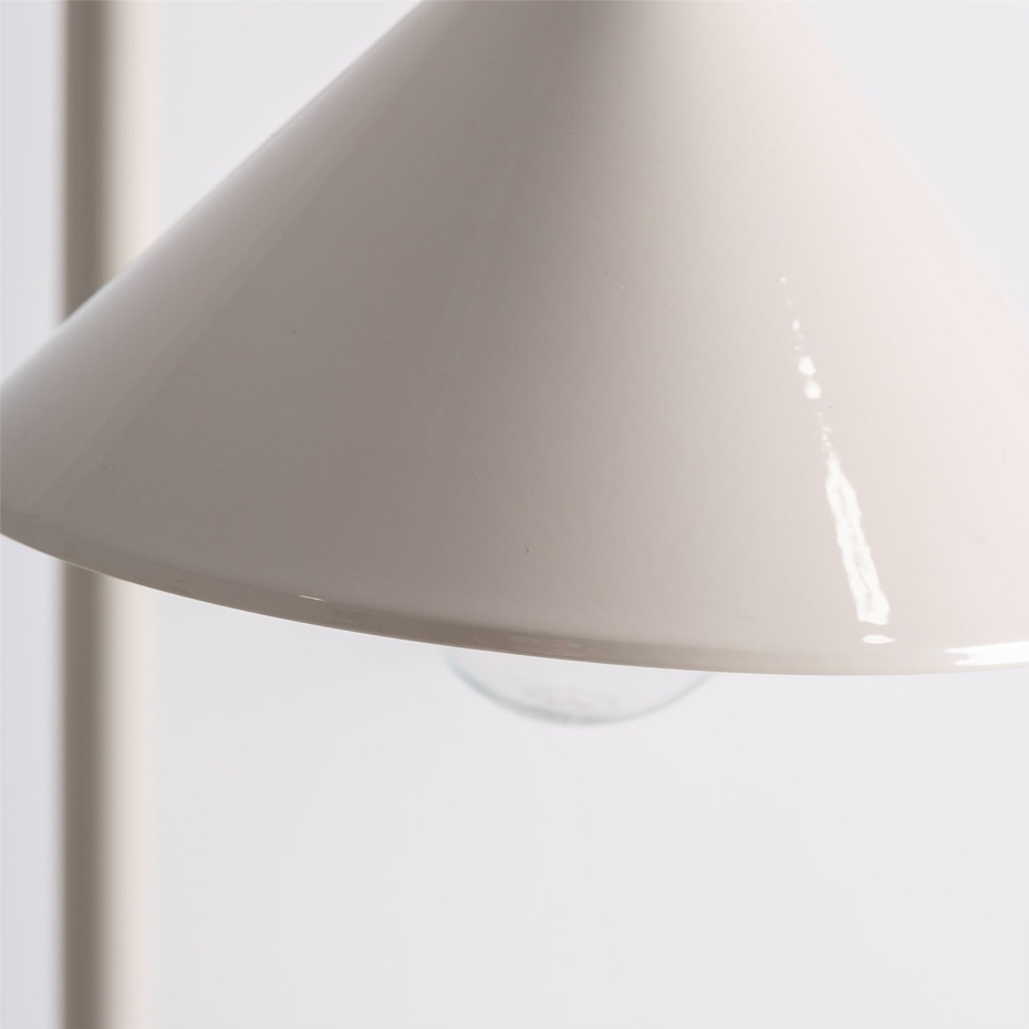 Lampadaire en fer  et marbre synthétique