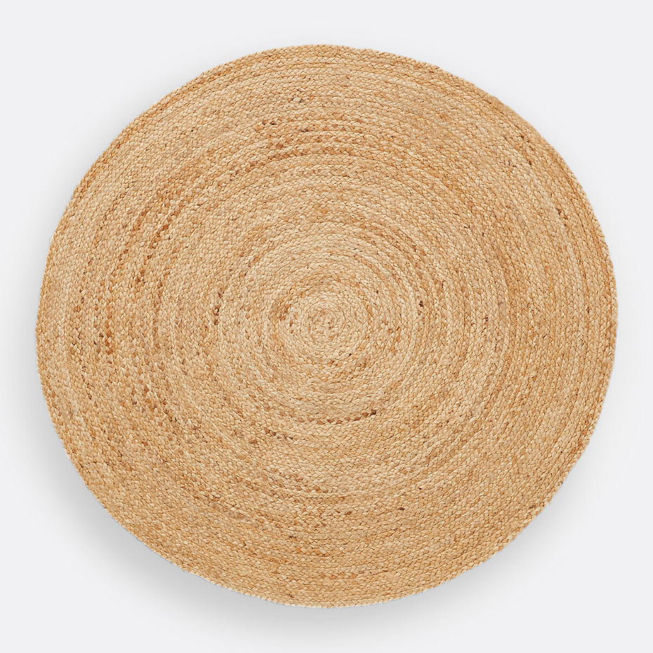 Tapis en jute, Aftas, Ø100 cm